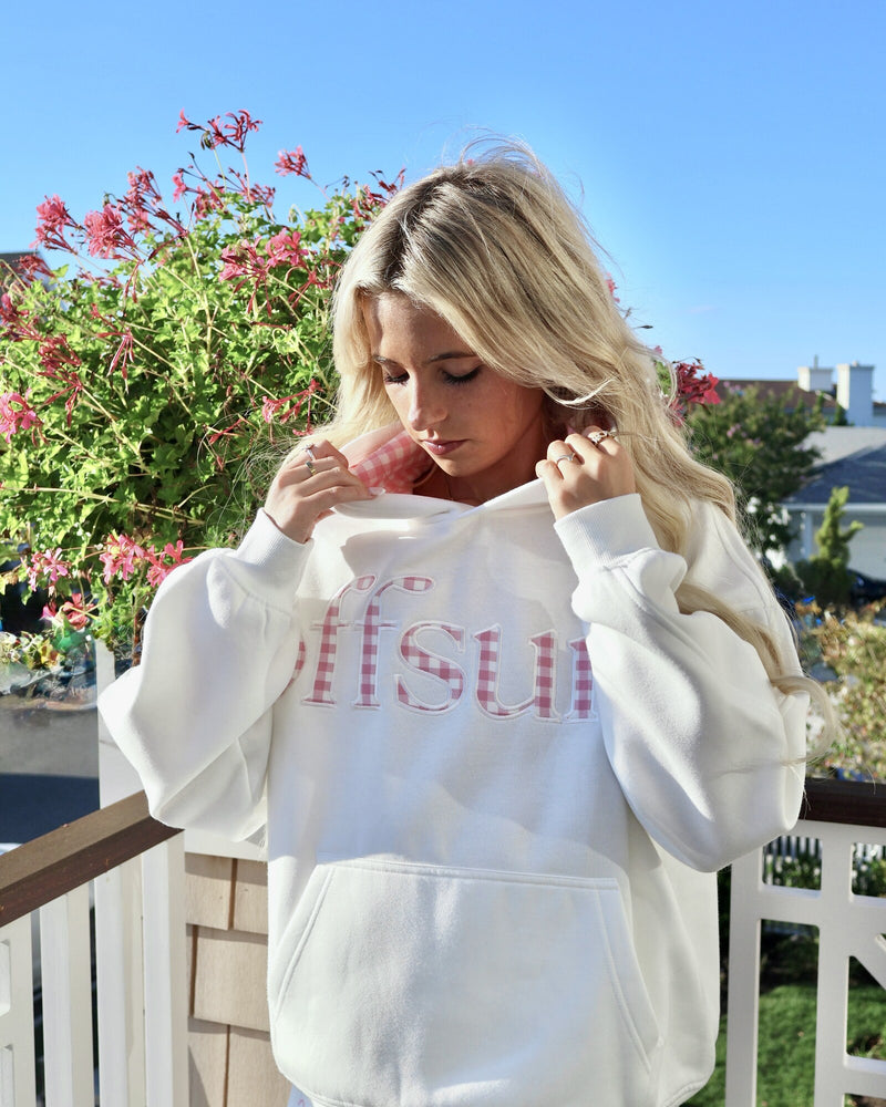 Offsure Patch Pullover in White Beech