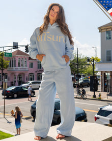 Wide-Leg Pant in Baby Blue