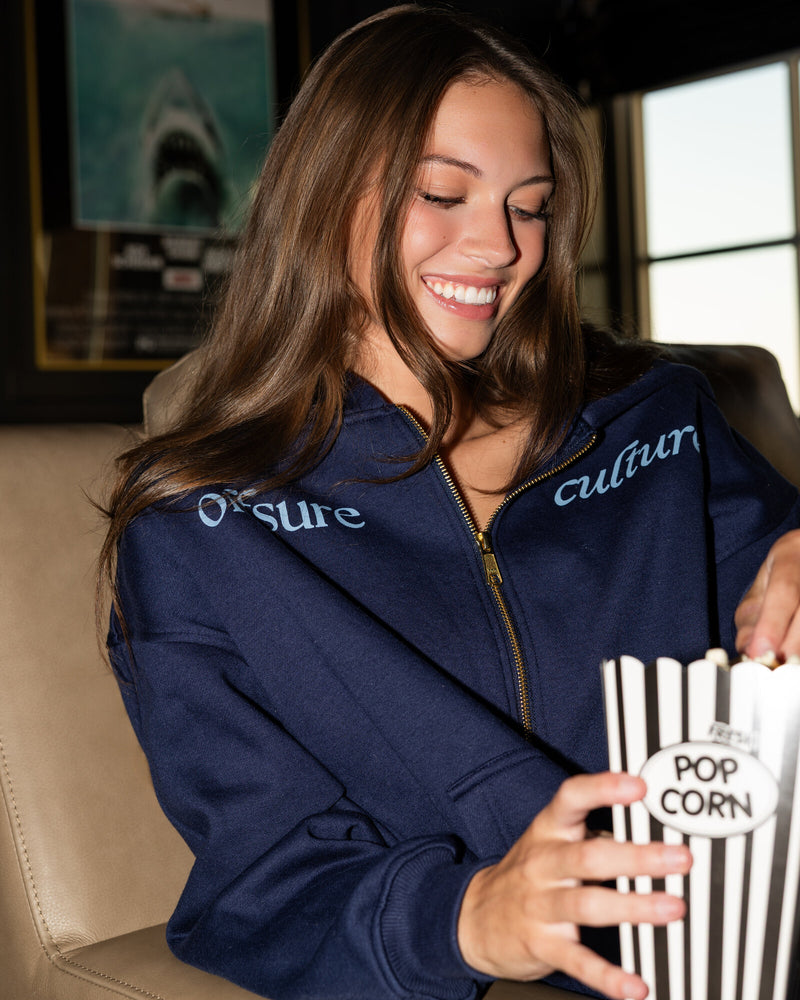 Offsure Full-Zip Hoodie in Navy Coast
